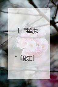 “猛虎”闹江
