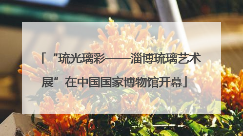 “琉光璃彩——淄博琉璃艺术展”在中国国家博物馆开幕