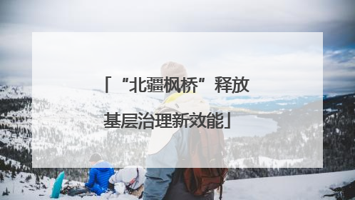 “北疆枫桥”释放基层治理新效能