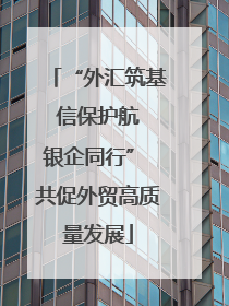 “外汇筑基 信保护航 银企同行” 共促外贸高质量发展