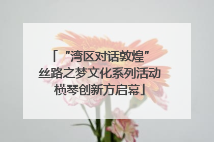 “湾区对话敦煌” 丝路之梦文化系列活动横琴创新方启幕