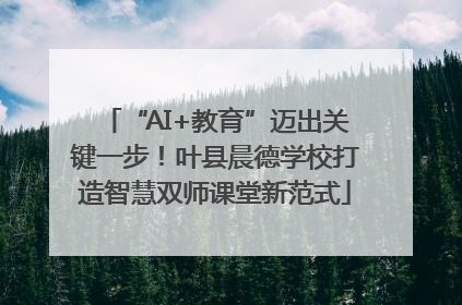 “AI+教育”迈出关键一步！叶县晨德学校打造智慧双师课堂新范式