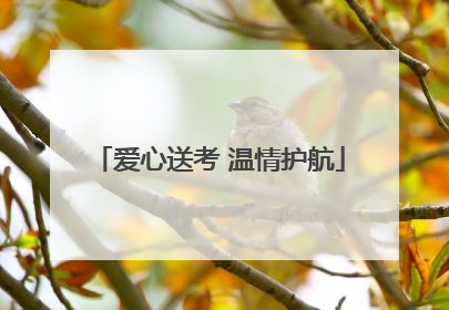 爱心送考 温情护航