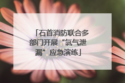 石首消防联合多部门开展“氯气泄漏”应急演练