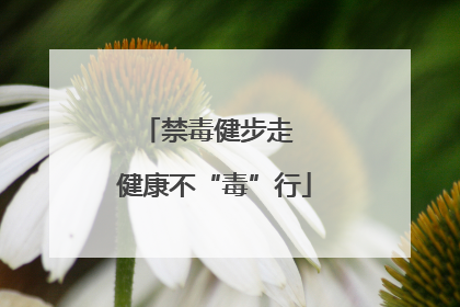 禁毒健步走  健康不“毒”行