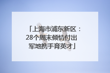 上海市浦东新区：28个周末倾情付出 军地携手育英才