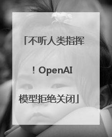 不听人类指挥！OpenAI模型拒绝关闭