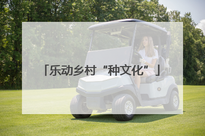 乐动乡村“种文化”