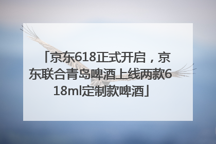 京东618正式开启，京东联合青岛啤酒上线两款618ml定制款啤酒