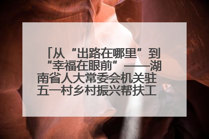 从“出路在哪里”到“幸福在眼前”——湖南省人大常委会机关驻五一村乡村振兴帮扶工作队书写振兴答卷