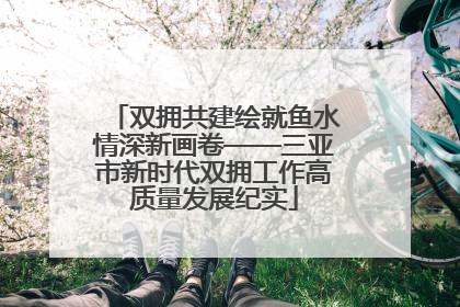 双拥共建绘就鱼水情深新画卷——三亚市新时代双拥工作高质量发展纪实