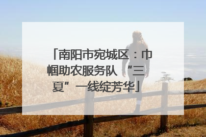南阳市宛城区：巾帼助农服务队 “三夏”一线绽芳华