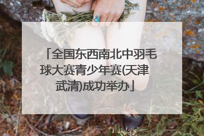 全国东西南北中羽毛球大赛青少年赛(天津武清)成功举办