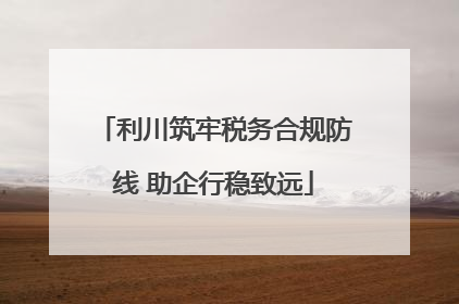 利川筑牢税务合规防线 助企行稳致远