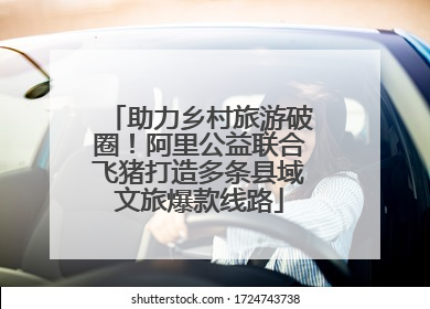助力乡村旅游破圈！阿里公益联合飞猪打造多条县域文旅爆款线路
