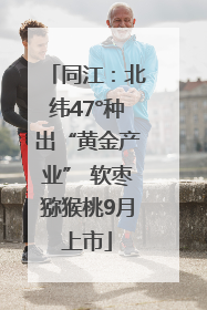 同江：北纬47°种出“黄金产业” 软枣猕猴桃9月上市