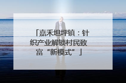 嘉禾坦坪镇：针织产业解锁村民致富“新模式”