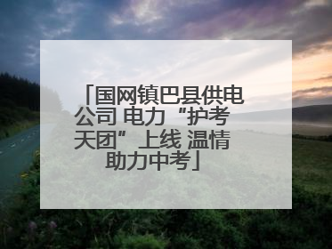 国网镇巴县供电公司 电力“护考天团”上线 温情助力中考
