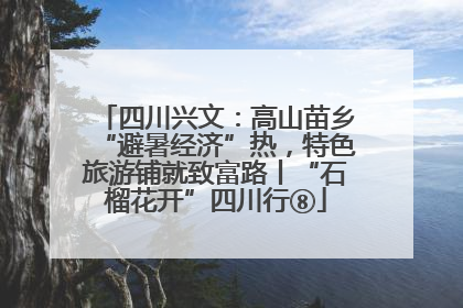 四川兴文：高山苗乡“避暑经济”热，特色旅游铺就致富路丨“石榴花开”四川行⑧