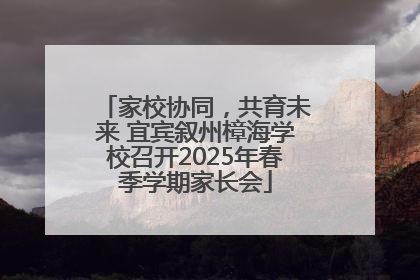 家校协同，共育未来 宜宾叙州樟海学校召开2025年春季学期家长会