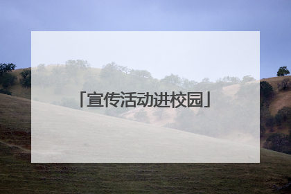 宣传活动进校园