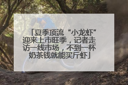 夏季顶流“小龙虾”迎来上市旺季，记者走访一线市场，不到一杯奶茶钱就能买斤虾