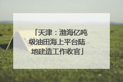 天津：渤海亿吨级油田海上平台陆地建造工作收官