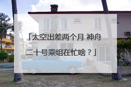 太空出差两个月 神舟二十号乘组在忙啥？