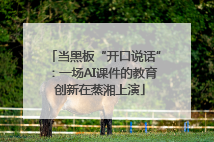 当黑板“开口说话”：一场AI课件的教育创新在蒸湘上演