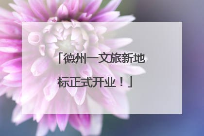 德州一文旅新地标正式开业！