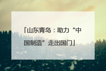 山东青岛：助力“中国制造”走出国门