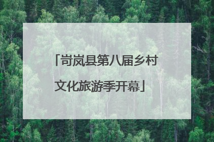 岢岚县第八届乡村文化旅游季开幕