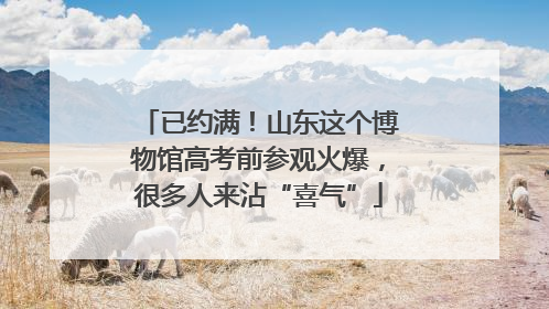 已约满！山东这个博物馆高考前参观火爆，很多人来沾“喜气”