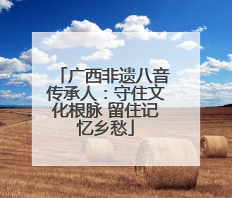 广西非遗八音传承人：守住文化根脉 留住记忆乡愁