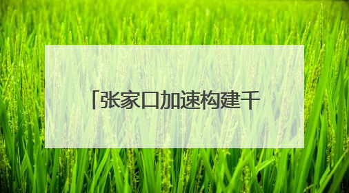 张家口加速构建千万千瓦级储能基地