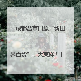 成都盐市口原“新世界百货”，大变样！
