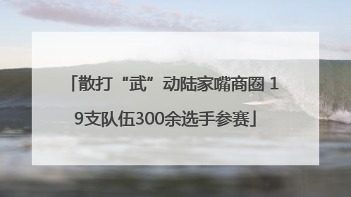 散打“武”动陆家嘴商圈 19支队伍300余选手参赛