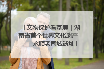 文物保护看基层｜湖南省首个世界文化遗产——永顺老司城遗址