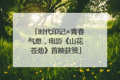 时代印记×青春气息，电影《山花苍劲》首映获赞
