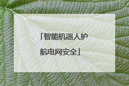 智能机器人护航电网安全