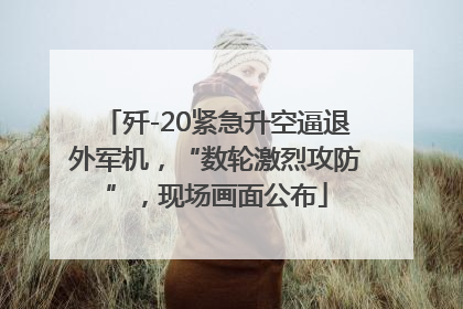 歼-20紧急升空逼退外军机，“数轮激烈攻防”，现场画面公布