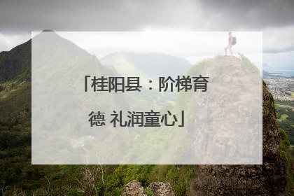 桂阳县：阶梯育德 礼润童心