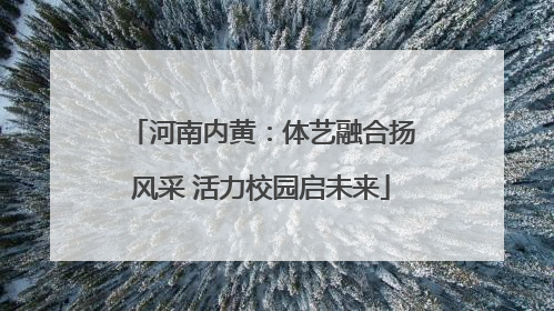 河南内黄：体艺融合扬风采 活力校园启未来