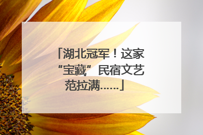 湖北冠军！这家“宝藏”民宿文艺范拉满……