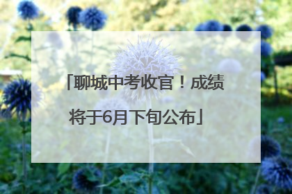 聊城中考收官！成绩将于6月下旬公布