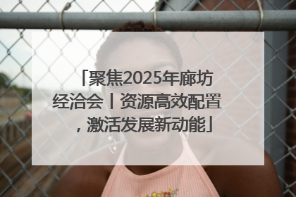 聚焦2025年廊坊经洽会丨资源高效配置，激活发展新动能
