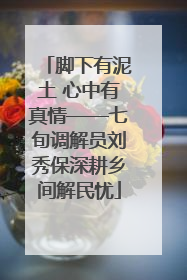 脚下有泥土 心中有真情——七旬调解员刘秀保深耕乡间解民忧