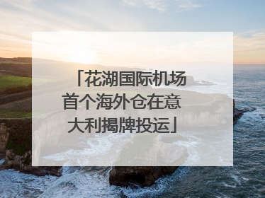 花湖国际机场首个海外仓在意大利揭牌投运