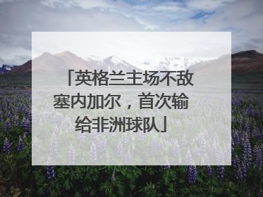 英格兰主场不敌塞内加尔，首次输给非洲球队