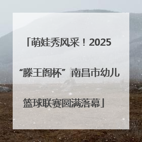 萌娃秀风采！2025“滕王阁杯”南昌市幼儿篮球联赛圆满落幕